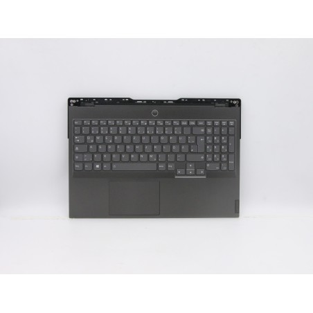 Lenovo 5CB0Z31283 Palmrest Top Case con tastiera, Tedesco, Retroilluminazione