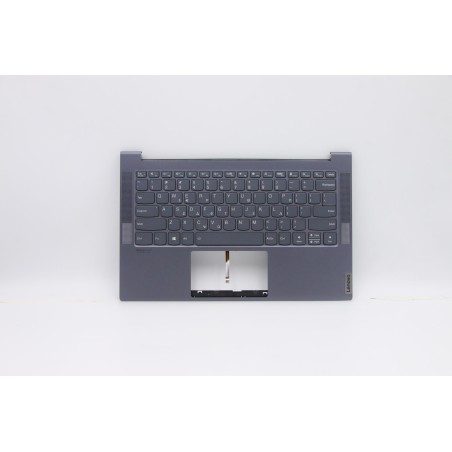 Lenovo 5CB0Z32108 Palmrest Top Case con tastiera, Greco, Grigio, Retroilluminazione