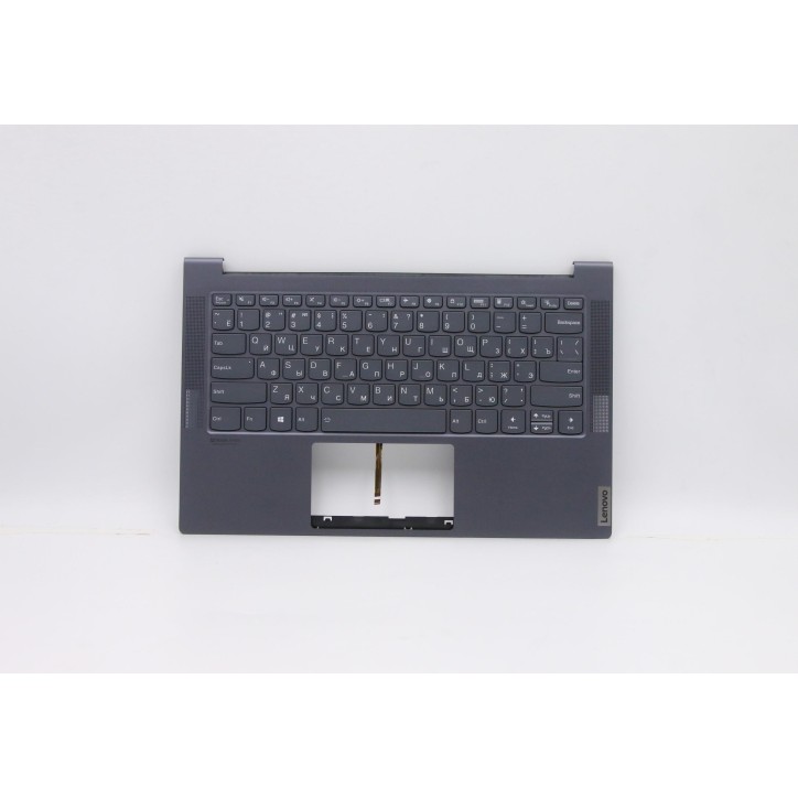 Lenovo 5CB0Z32119 Palmrest Top Case con tastiera, Russo, Grigio, Retroilluminazione