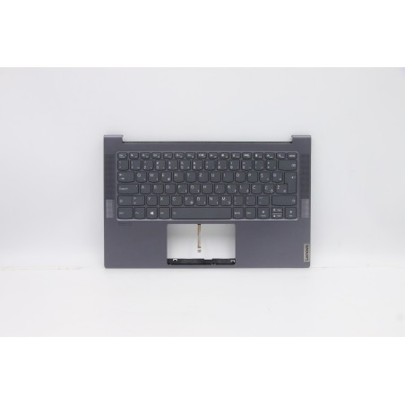 Lenovo 5CB0Z32120 Palmrest Top Case con tastiera, Sloveno, Grigio, Retroilluminazione