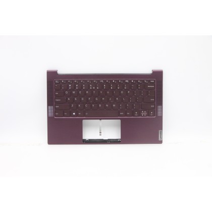 Lenovo 5CB0Z32134 Palmrest Top Case con tastiera, Inglese (Stati Uniti/Europa), Orchid, Retroilluminazione