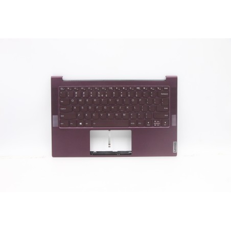 Lenovo 5CB0Z32134 Palmrest Top Case con tastiera, Inglese (Stati Uniti/Europa), Orchid, Retroilluminazione