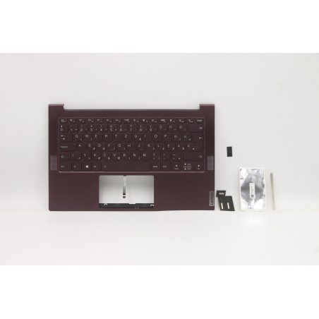 Lenovo 5CB0Z32180 Palmrest Top Case con tastiera, Ungherese, Orchidea