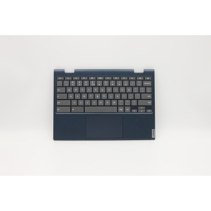 Lenovo 5CB0Z32206 Palmrest Top Case con tastiera, Inglese (Stati Uniti/Europa), Blu scuro, Senza_retroilluminazione