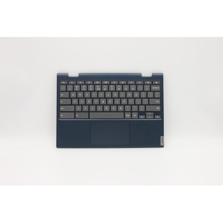 Lenovo 5CB0Z32206 Palmrest Top Case con tastiera, Inglese (Stati Uniti/Europa), Blu scuro, Senza_retroilluminazione