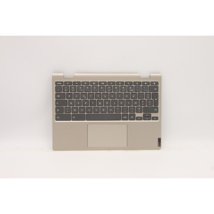Lenovo 5CB0Z32211 C-Cover with keyboard, French, Almond, Non-Backlight, US
