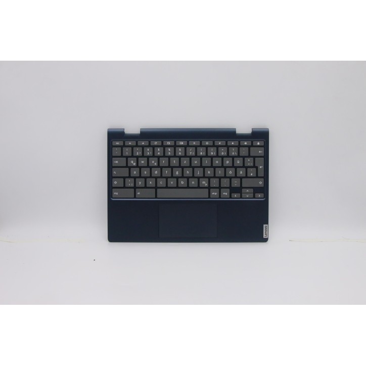 Lenovo 5CB0Z32214 Palmrest Top Case con tastiera, Tedesco, Blu scuro, Senza_retroilluminazione