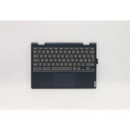 Lenovo 5CB0Z32216 C-Cover with keyboard, Italian, Abyss Blue, Non-Backlight, UK