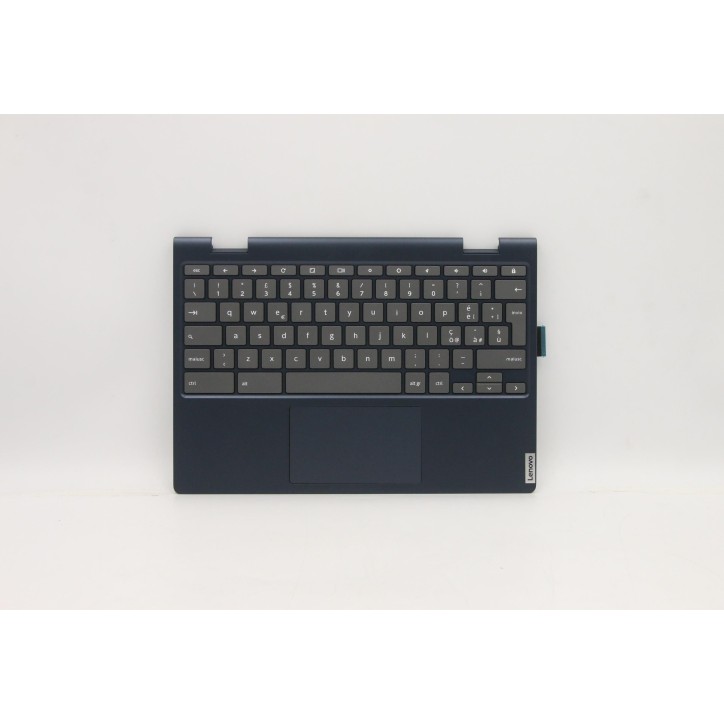 Lenovo 5CB0Z32216 C-Cover with keyboard, Italian, Abyss Blue, Non-Backlight, UK