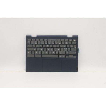 Lenovo 5CB0Z32218 C-Cover with keyboard, Nordic, Abyss Blue, Non-Backlight, UK