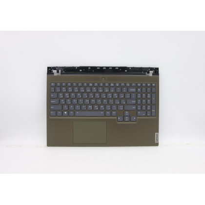 Lenovo 5CB0Z32918 Palmrest Top Case con tastiera, Arabo, Retroilluminazione, US