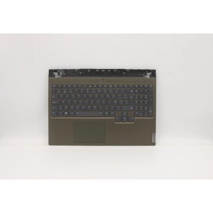 Lenovo 5CB0Z32934 Palmrest Top Case con tastiera, Belga, Retroilluminazione, UK