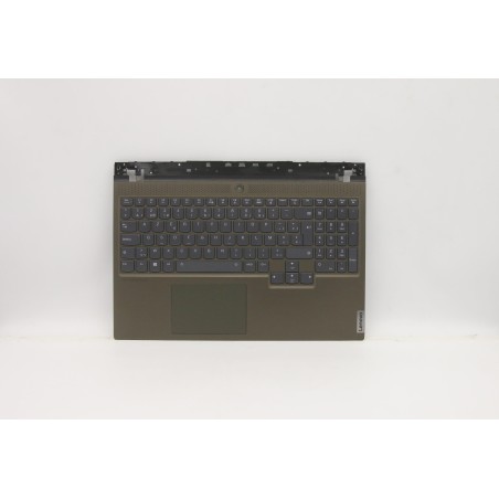 Lenovo 5CB0Z32934 Palmrest Top Case con tastiera, Belga, Retroilluminazione, UK