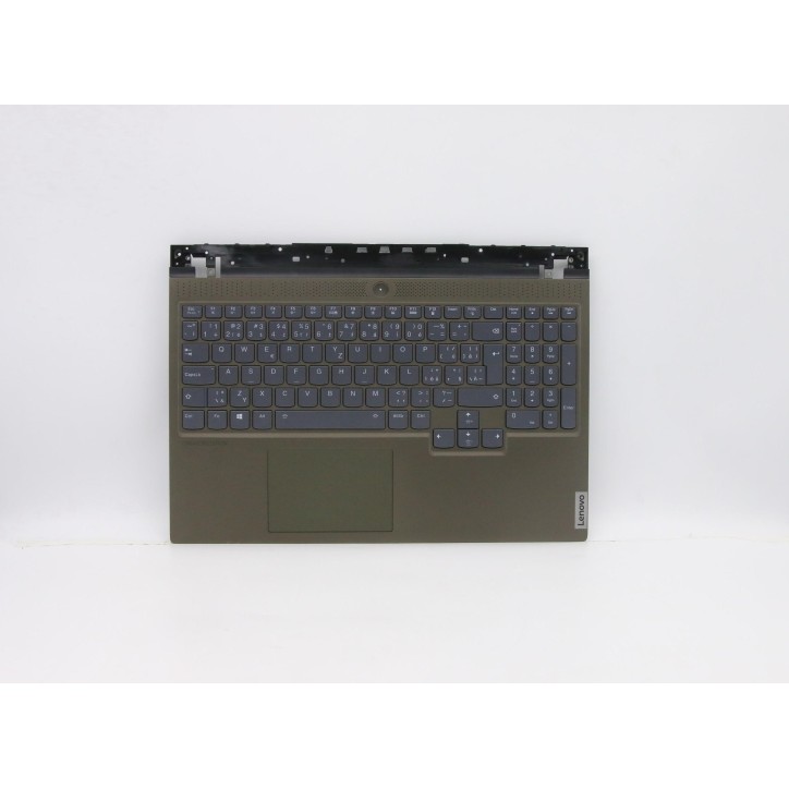 Lenovo 5CB0Z32939 Palmrest Top Case con tastiera, Ceco, Retroilluminazione, UK