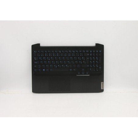 Lenovo 5CB0Z33226 Palmrest Top Case con tastiera, Sloveno, Nero onice, Retroilluminazione