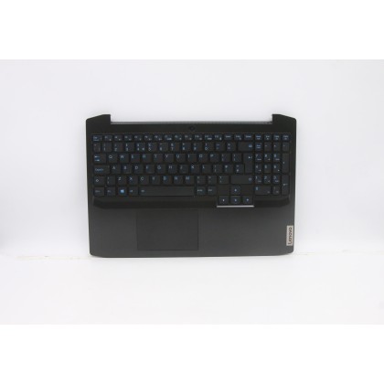 Lenovo 5CB0Z33232 Palmrest Top Case con tastiera, Inglese Regno Unito, Nero onice, Retroilluminazione
