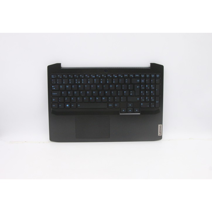 Lenovo 5CB0Z33232 Palmrest Top Case con tastiera, Inglese Regno Unito, Nero onice, Retroilluminazione
