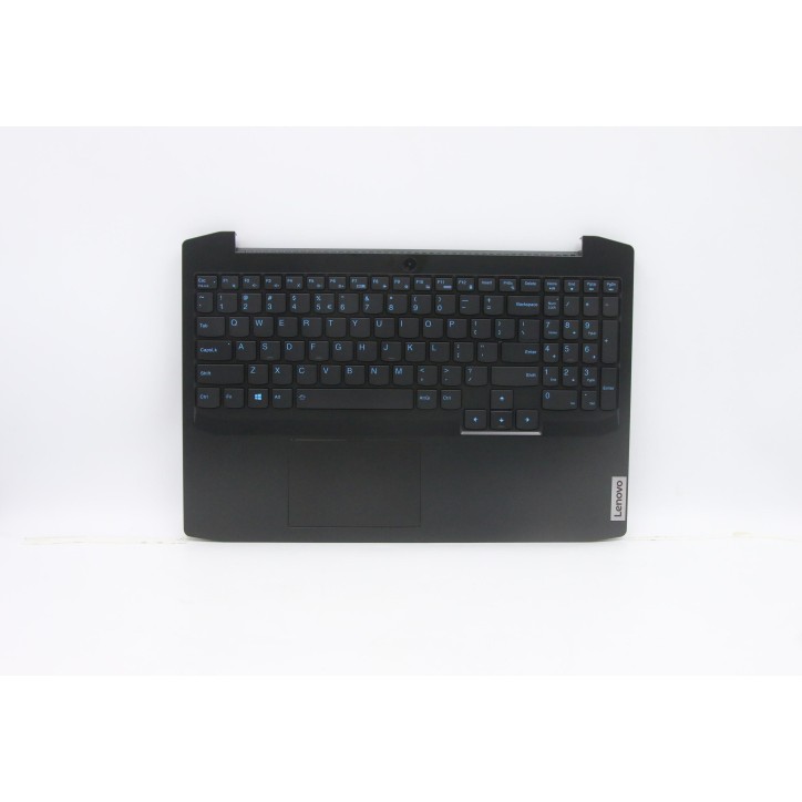Lenovo 5CB0Z33233 Palmrest Top Case con tastiera, Inglese (Stati Uniti/Europa), Nero onice, Retroilluminazione