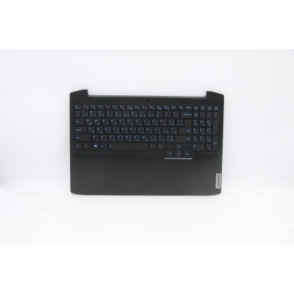 Lenovo 5CB0Z33239 Palmrest Top Case con tastiera, Arabo, Nero onice, Retroilluminazione, US