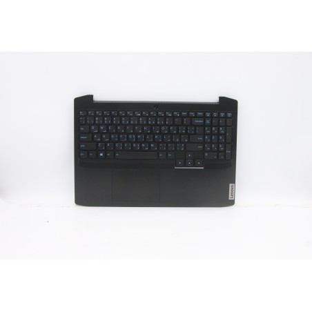 Lenovo 5CB0Z33239 Palmrest Top Case con tastiera, Arabo, Nero onice, Retroilluminazione, US