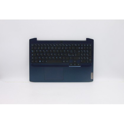 Lenovo 5CB0Z33248 Palmrest Top Case con tastiera, Italiano, Blu camaleonte, Retroilluminazione