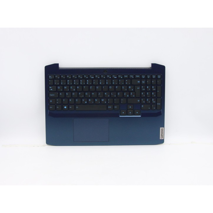 Lenovo 5CB0Z37649 Palmrest Top Case con tastiera, Sloveno, Blu camaleonte, Retroilluminazione