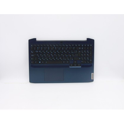 Lenovo 5CB0Z37659 Palmrest Top Case con tastiera, Bulgaro, Blu camaleonte, Retroilluminazione, UK