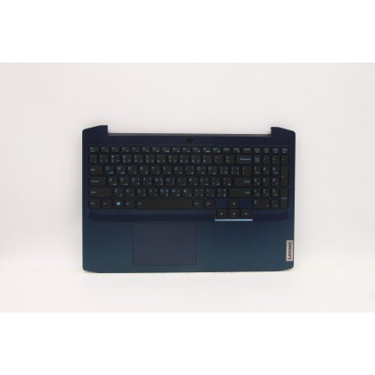 Lenovo 5CB0Z37662 Palmrest Top Case con tastiera, Arabo, Blu camaleonte, Retroilluminazione, US