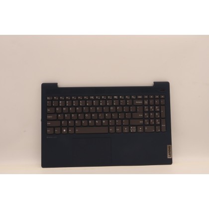 Lenovo 5CB0Z37672 Palmrest Top Case con tastiera, Inglese (Stati Uniti), blu scuro, Retroilluminazione, Senza lettore di impront