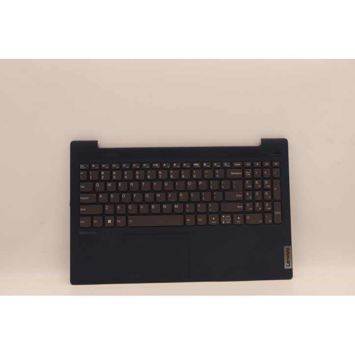 Lenovo 5CB0Z37672 Palmrest Top Case con tastiera, Inglese (Stati Uniti), blu scuro, Retroilluminazione, Senza lettore di impront