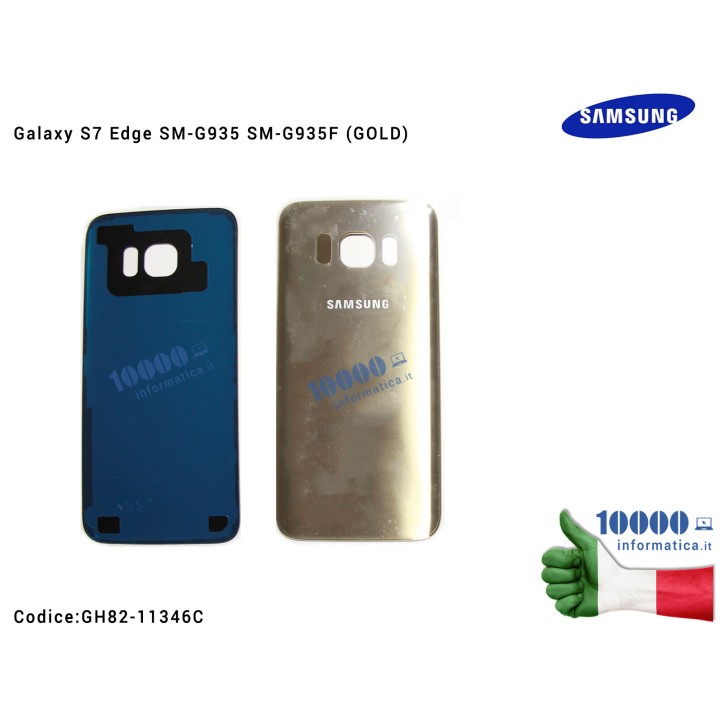 Cover Posteriore Batteria SAMSUNG Galaxy S7 Edge SM-G935 SM-G935F (GOLD)