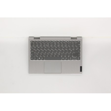 Lenovo 5CB0Z52334 Palmrest Top Case con tastiera, Inglese Regno Unito, Grigio platino, Senza_retroilluminazione