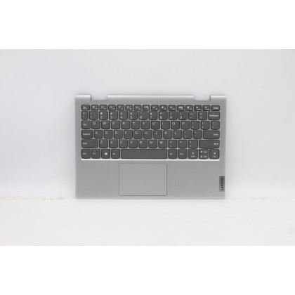 Lenovo 5CB0Z52336 Palmrest Top Case con tastiera, Inglese (Stati Uniti), Grigio platino, Senza_retroilluminazione