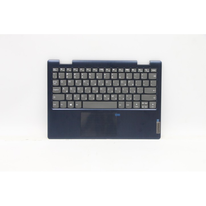 Lenovo 5CB0Z53014 Palmrest Top Case con tastiera, Ebraico, blu scuro