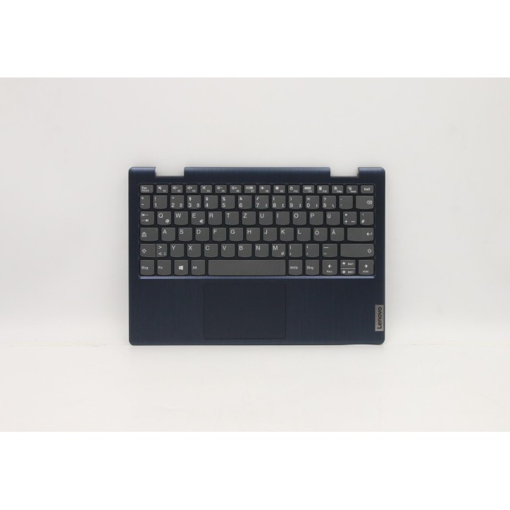 Lenovo 5CB0Z53016 Palmrest Top Case con tastiera, Tedesco, Blu scuro, Senza_retroilluminazione