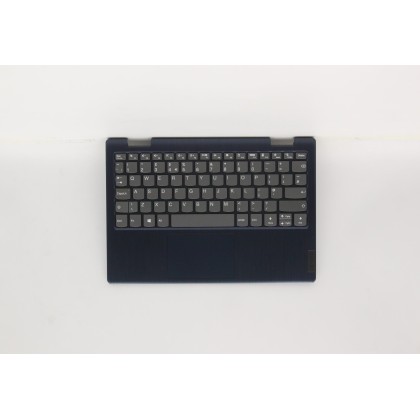 Lenovo 5CB0Z53027 Palmrest Top Case con tastiera, Inglese Regno Unito, Blu scuro
