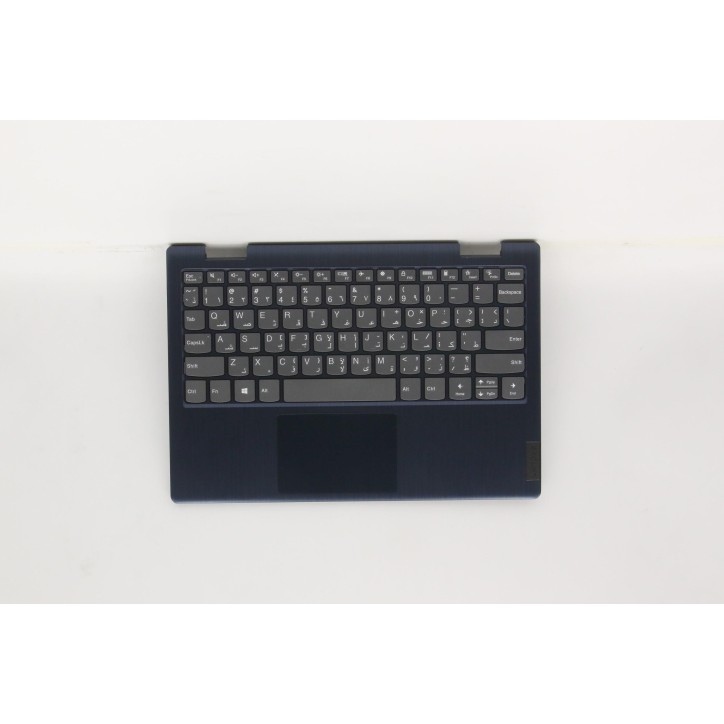 Lenovo 5CB0Z53034 Palmrest Top Case con tastiera, Arabo, blu scuro, Senza retroilluminazione, US
