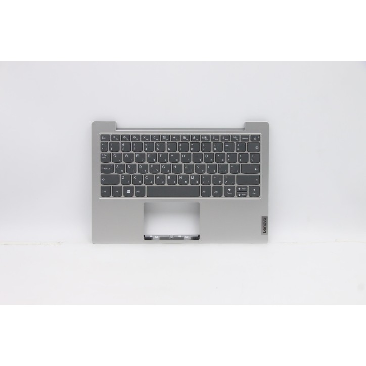Lenovo 5CB0Z53048 C-Cover with keyboard, Hebrew, Platinum Grey, Non-Backlight, US