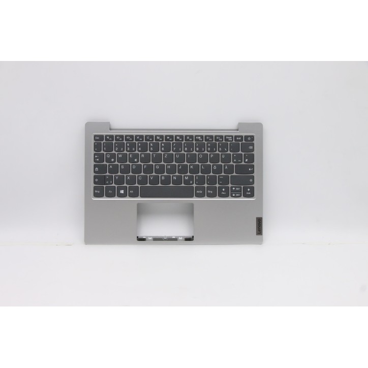 Lenovo 5CB0Z53050 Palmrest Top Case con tastiera, Tedesco, Grigio platino, Senza_retroilluminazione