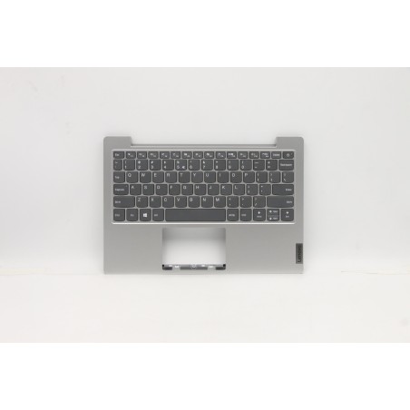 Lenovo 5CB0Z53062 Palmrest Top Case con tastiera, Inglese (Stati Uniti/Europa), Grigio platino, Senza_retroilluminazione