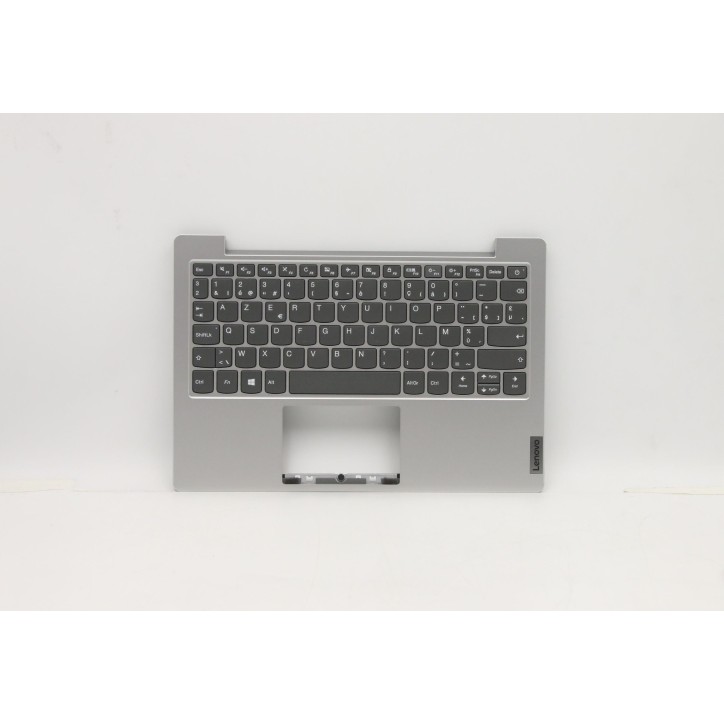 Lenovo 5CB0Z53067 Palmrest Top Case con tastiera, Belga, Grigio platino, Senza retroilluminazione, UK