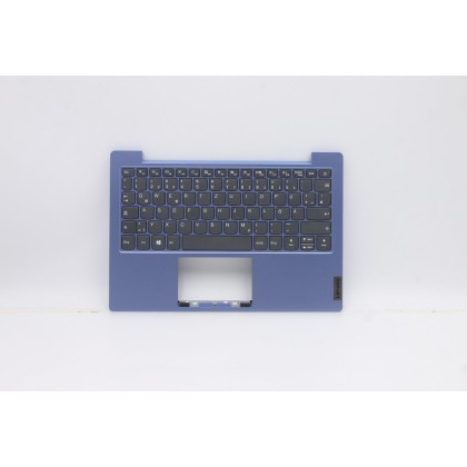 Lenovo 5CB0Z55458 Palmrest Top Case con tastiera, Tedesco, Blu ghiaccio, Senza_retroilluminazione