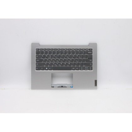 Lenovo 5CB0Z55493 C-Cover with keyboard, Greek, Platinum Grey, Non-Backlight, US