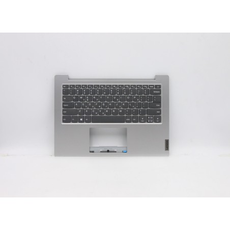 Lenovo 5CB0Z55493 C-Cover with keyboard, Greek, Platinum Grey, Non-Backlight, US