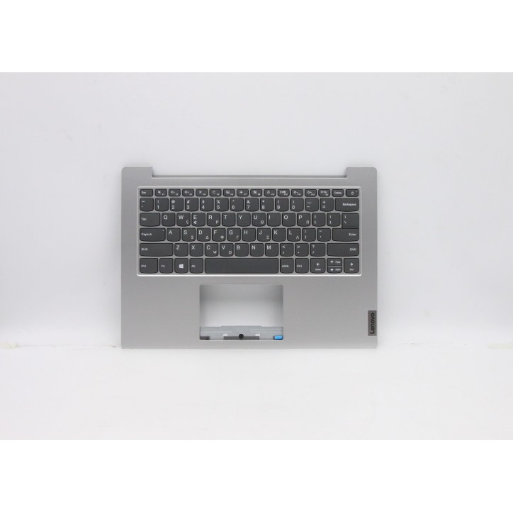 Lenovo 5CB0Z55493 C-Cover with keyboard, Greek, Platinum Grey, Non-Backlight, US