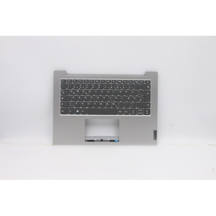 Lenovo 5CB0Z55494 Palmrest Top Case con tastiera, Tedesco, Grigio platino, Senza_retroilluminazione