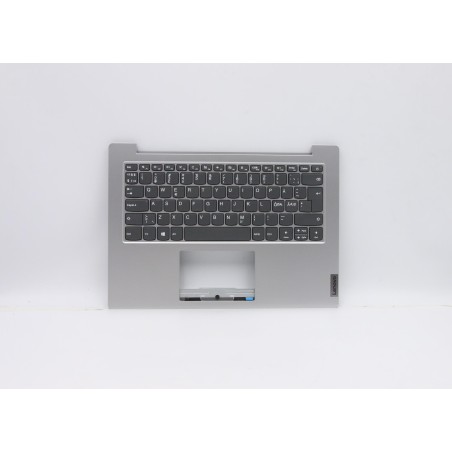 Lenovo 5CB0Z55496 C-Cover with keyboard, Nordic, Platinum Grey, Non-Backlight, UK
