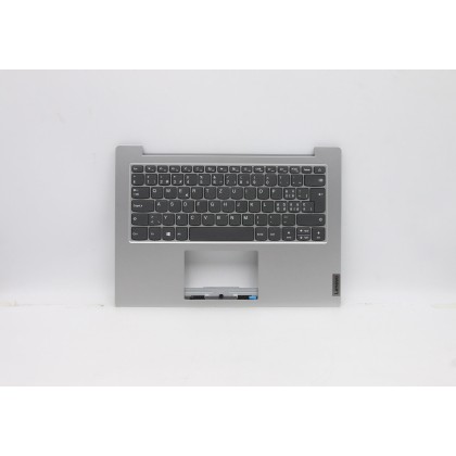 Lenovo 5CB0Z55501 C-Cover with keyboard, Switzerland, Platinum Grey, Non-Backlight, UK