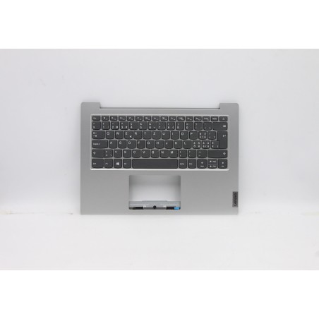 Lenovo 5CB0Z55501 C-Cover with keyboard, Switzerland, Platinum Grey, Non-Backlight, UK