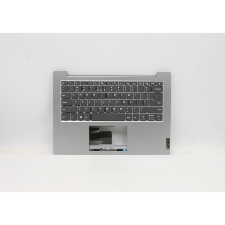 Lenovo 5CB0Z55506 Palmrest Top Case con tastiera, Inglese (Stati Uniti/Europa), Grigio platino, Senza_retroilluminazione